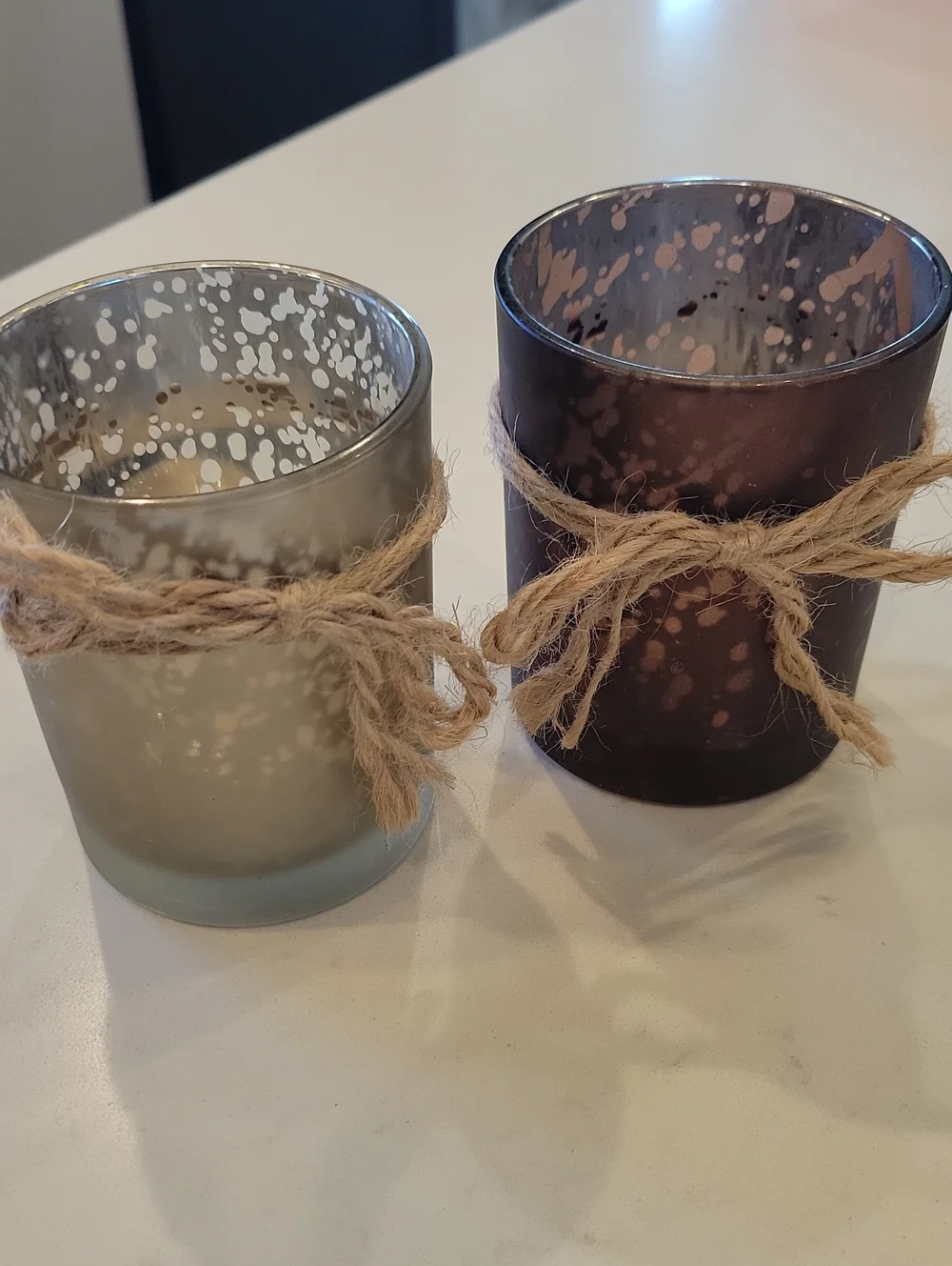 Like New Mercury Glass Pottery Barn Votive Or Tea Light Candle Holders